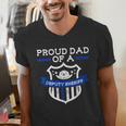 Proud Dad Of a Deputy Sheriff Deputy Sheriff Men's V-Neck T-Shirt