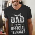 Proud Dad Of An Official TeenagerShirt Birthday Outfit Men's V-Neck T-Shirt