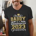 Proud Daddy Of Kindergarten Graduate 2023 Graduation Daddy Men's V-Neck T-Shirt