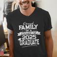Proud Family Class Of 2025 Graduate Graduation Ceremony Men's V-Neck T-Shirt