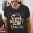 Proud Gammy Of A Class Of 2025 Graduate Senior Graduation Men's V-Neck T-Shirt