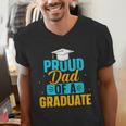 Proud Graduation Dad Father Of Graduates Men's V-Neck T-Shirt
