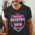 Proud Grandma Of a 2018 Grad Graduation Family Men's V-Neck T-Shirt
