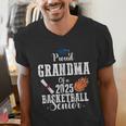 Proud Grandma Of 2025 Basketball Senior Graduation Day Men's V-Neck T-Shirt