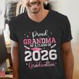 Proud Grandma Of A 2026 Senior Class Of 2026 Graduation Men's V-Neck T-Shirt
