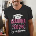 Proud Grandma Of a Class Of 2026 Graduate For Graduation Men's V-Neck T-Shirt