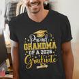 Proud Grandma Of A Class Of 2026 Graduate Senior Graduation Men's V-Neck T-Shirt