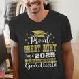 Proud Great Aunt Of Preschool Graduate 2025 Graduation Men's V-Neck T-Shirt