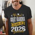 Proud Great Grandma Of a Class Of 2026 Graduate Graduation Men's V-Neck T-Shirt