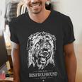 Proud Irish Wolfhound Dad Dog Dad Irish Wolfhound Dog Men's V-Neck T-Shirt Proud Irish Wolfhound Dad Dog Dad Irish Wolfhound Dog Men's V-Neck T-Shirt