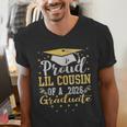 Proud Lil Cousin Of a 2026 Graduate Class Senior Graduation Men's V-Neck T-Shirt