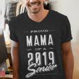 Proud Mama Senior 2019 Mom Graduate Graduation MommyShirt Men's V-Neck T-Shirt