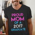 Proud Mom Of A 2017 Graduate Graduation Tee T-Shirt Men's V-Neck T-Shirt