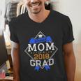Proud Mom Of A 2018 Graduate Graduation Grad Men's V-Neck T-Shirt