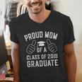 Proud Mom Of a 2019 Graduate Graduation Men's V-Neck T-Shirt