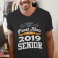 Proud Mom Of A 2019 Senior Graduation Class Outfit T-Shirt Men's V-Neck T-Shirt