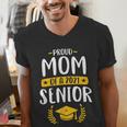 Proud Mom Of A 2021 Senior Shirt Class Graduation 2021 Mommy Men's V-Neck T-Shirt