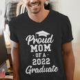 Proud Mom Of a 2022 Graduate Class Of 2022 Graduation Men's V-Neck T-Shirt