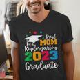 Proud Mom Of A 2023 Graduate Senior 2023 Graduation 23 Men's V-Neck T-Shirt