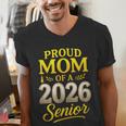 Proud Mom Of A 2026 Senior Graduation Pride Men's V-Neck T-Shirt