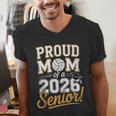 Proud Mom Of a 2026 Senior Volleyball Graduation Men's V-Neck T-Shirt