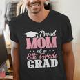 Proud Mom Of An Awesome 8th Grade Graduate 2026 Graduation Men's V-Neck T-Shirt