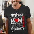 Proud Mom Of a Class Of 2025 Graduate Senior Mom Graduation Men's V-Neck T-Shirt