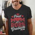 Proud Mom Of a Class Of 2025 Graduate Senior Graduation Men's V-Neck T-Shirt