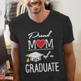 Proud Mom Of A High School Graduation Senior Mom Shirt Men's V-Neck T-Shirt