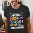 Proud MOMMY Of a 2025 Preschool Graduate Graduation Men's V-Neck T-Shirt