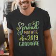 Proud Mother Of a 2019 Graduate Graduation T-Shirt Men's V-Neck T-Shirt