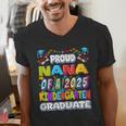 Proud NANA Of a 2025 Kindergarten Graduate Graduation Men's V-Neck T-Shirt