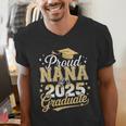 Proud Nana Of a Class Of 2025 Graduate Senior Graduation Men's V-Neck T-Shirt