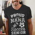 Proud Nana Of a Soccer Senior Class Of 2026 Graduation Men's V-Neck T-Shirt