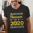 Proud Nanna Of 2020 Graduate Class Of 2020 Graduation Men's V-Neck T-Shirt