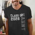 Proud Nanny Of A 2026 Graduate Grad Senior Graduation Men's V-Neck T-Shirt