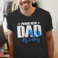 Proud New Dad It's A Boy Men's V-Neck T-Shirt