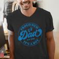 Proud New Daddy It's A Boy Dad To Be 1st Time Father Men's V-Neck T-Shirt
