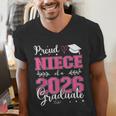 Proud Niece Of a Class Of 2026 Graduate For Graduation Men's V-Neck T-Shirt
