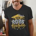 Proud Papa Of A 2026 Graduate Grad Senior Graduation Men's V-Neck T-Shirt