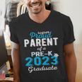 Proud Parent Of Pre K School Graduate 2023 Graduation Parent Men's V-Neck T-Shirt