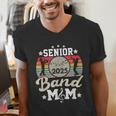Proud Senior Mom Marching Band Mom Class Of 2025 Graduation Men's V-Neck T-Shirt
