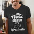 Proud Sister Of a 2022 Graduate Class Of 2022 Graduation Men's V-Neck T-Shirt