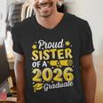 Proud Sister Of A 2026 Graduate Senior Class Graduation Men's V-Neck T-Shirt