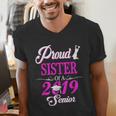 Proud SISTER Of A Class 2019 Senior Tshirt Graduation Men's V-Neck T-Shirt