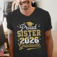 Proud Sister Of a Class Of 2026 Graduate Senior Graduation Men's V-Neck T-Shirt