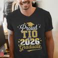 Proud TIO Of a Class Of 2026 Graduate Senior Graduation Men's V-Neck T-Shirt