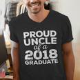 Proud Uncle Of A 2018 Graduate Graduation Men's V-Neck T-Shirt