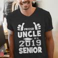 Proud Uncle Of A 2019 Senior School Graduation Shirt Men's V-Neck T-Shirt