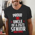 Proud Uncle Of A 2023 Senior Class Of 2023 Graduation Men's V-Neck T-Shirt